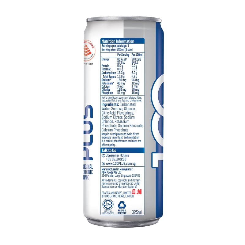 100PLUS Original 325ML x 24 - Image 4