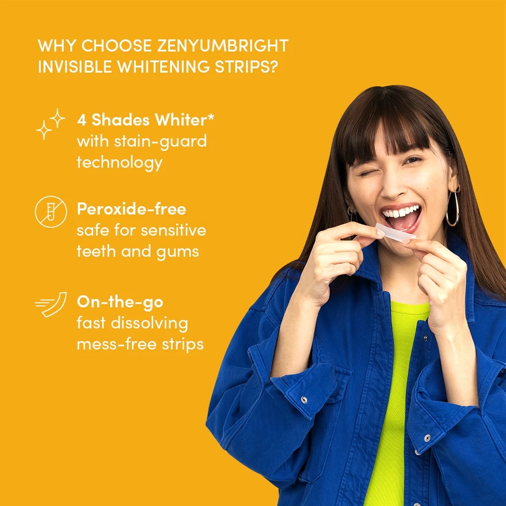 Zenyum Bright Invisible Whitening Strips - 14 Strips (Dental Care Teeth Treatment) - Image 2