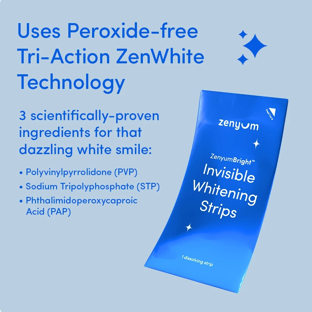 Zenyum Bright Invisible Whitening Strips - 14 Strips (Dental Care Teeth Treatment) - Image 5